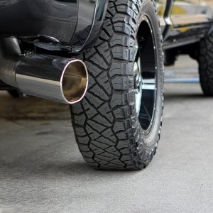 Dodge Ram 3500 Performance Exhaust - Banks Power - Monster Exhaust with Single Exit - Chrome - `13-`18